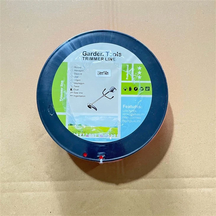 2.4mmX140m Brush Cutter Trimmer Line Orange Square best