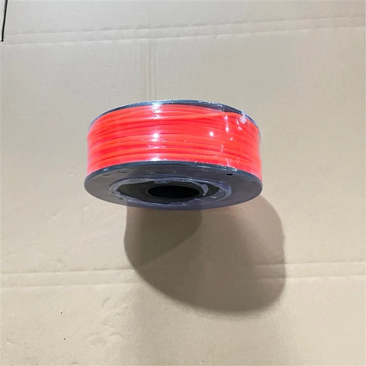 2.4mmX140m Brush Cutter Trimmer Line Orange Square factory