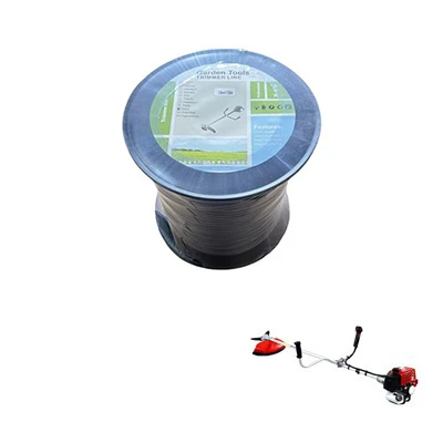 เครื่องตัดหญ้า 3.0mmX250m เครื่องตัดหญ้า Line Dual Colour Round